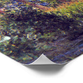 Buik in de Epte bij Giverny door Claude Monet Poster (Hoek)