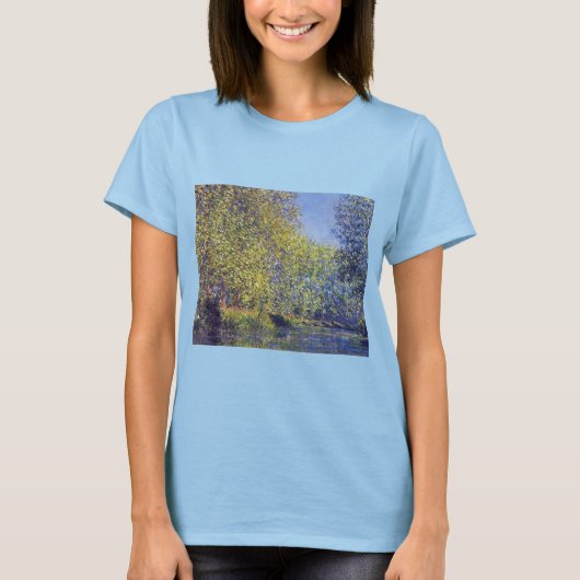 Buik in de Epte bij Giverny door Claude Monet T-shirt (Voorkant)