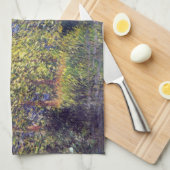 Buik in de Epte bij Giverny door Claude Monet Theedoek (Quarter Fold)