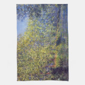 Buik in de Epte bij Giverny door Claude Monet Theedoek (Verticaal)