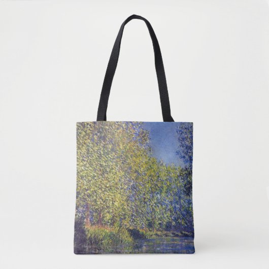 Buik in de Epte bij Giverny door Claude Monet Tote Bag (Voorkant)