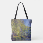 Buik in de Epte bij Giverny door Claude Monet Tote Bag (Achterkant)