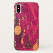 Buikdans hip sjaal met munten iPhone x Case-Mate iPhone Case (Achterkant)