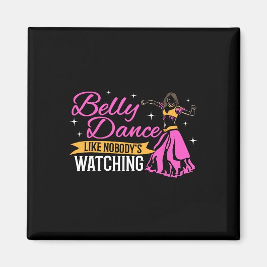 Buikdans Professionele Hip Buikdanser Pro Bell Magneet (Voorkant)