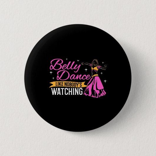 Buikdans Professionele Hip Buikdanser Pro Bell Ronde Button 5,7 Cm (Voorkant)