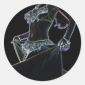 buikdans stickers (Voorkant)