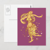 Buikdansen Briefkaart (Voorkant / Achterkant)