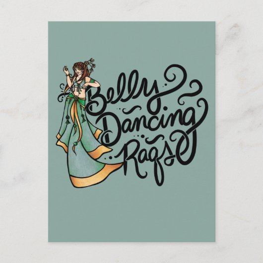 Buikdansen Raqs Buikdanseres                    Briefkaart (Voorkant)