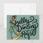 Buikdansen Raqs Buikdanseres Briefkaart (Voorkant / Achterkant)
