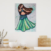 Buikdanser Poster (Keuken)