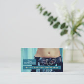 Buikdanseres, dansinstructeur visitekaartje (Staand voorkant)