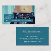 Buikdanseres, dansinstructeur visitekaartje (Voorkant / Achterkant)