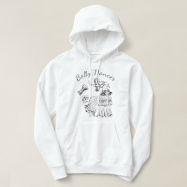 Buikdanseres Darbuka Drum Basic Hooded Sweatshirt