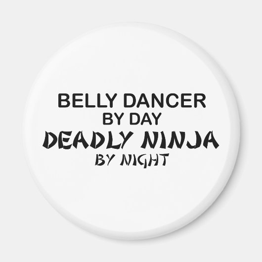 Buikdanseres Dodelijk Ninja door Nacht Magneet (Voorkant)