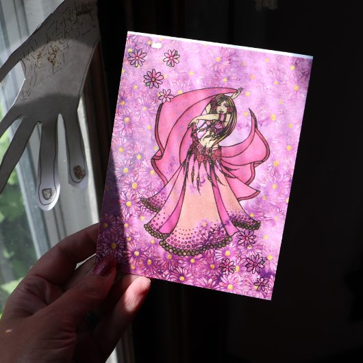 Buikdanseres Godin Briefkaart