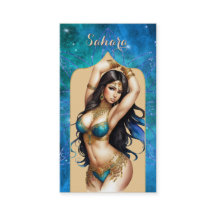 Buikdanseres Marokkaans Blauw Turkoois