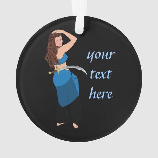 buikdanseres ornament (achterkant)