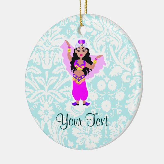 Buikdanseres; Schattige Keramisch Ornament (Links)