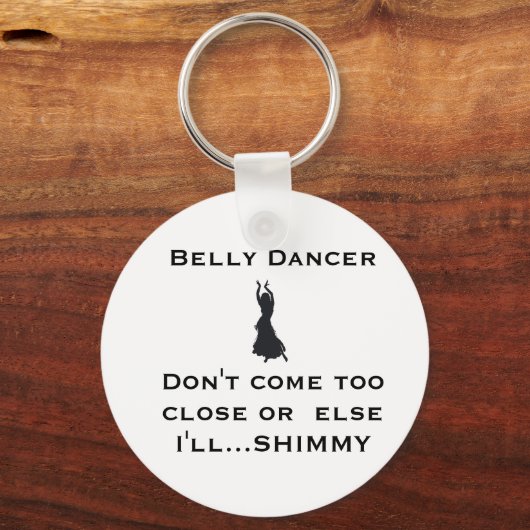 buikdanseres sleutelhanger (Voorkant)