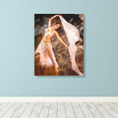 Buikdanseres uit het Midden-Oosten Canvas Afdruk (Insitu (Houten vloer))