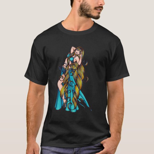 Buikdanseres Waterman T-shirt (Voorkant)