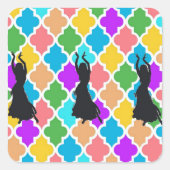 Buikdanserstrio stickers (Voorkant)