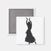 buikdansmagneet magneet (Voorkant / Achterkant)