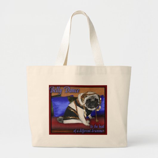 buikdanszak grote tote bag (Voorkant)