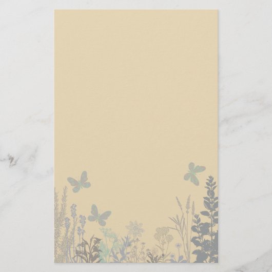 Buiken en bloemen briefpapier (Voorkant)