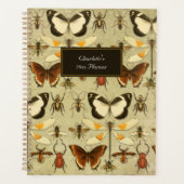  buiken Patroon Warm Geel Sinaasappel Planner (Voorkant)