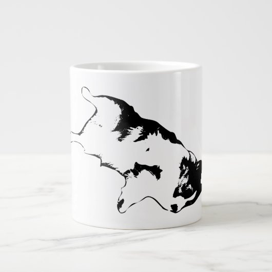 buikgelukzaligheid grote koffiekop (Voorkant)