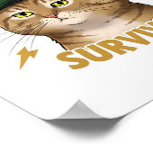 Buikpijn Overlever Sticker Poster (Hoek)