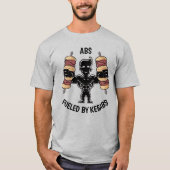 Buikspieren en Kebab T-shirt (Voorkant)