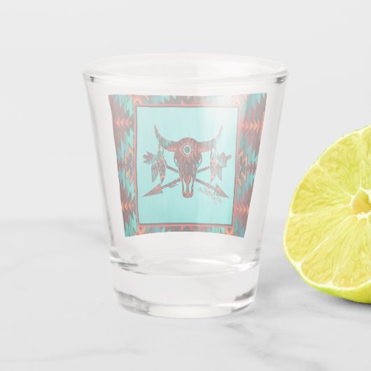 Buikspieren en pijlen van ruw glas (Achterkant)