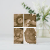 Buikspieren: www.AriesArtist.com Briefkaart (Staand voorkant)