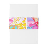 buikstrengen uitnodigingen wikkel (Achterkant Voorbeeld)