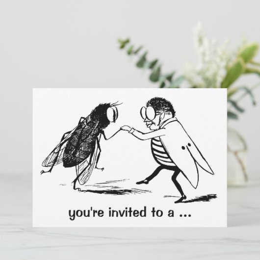  buikvliegers dansend Birthday Party Kaart (Staand voorkant)