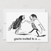  buikvliegers dansend Birthday Party Kaart (Voorkant)