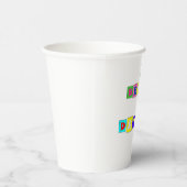 BUILD BEAUTY DAILY Paper cup Papieren Bekers (Rechts)