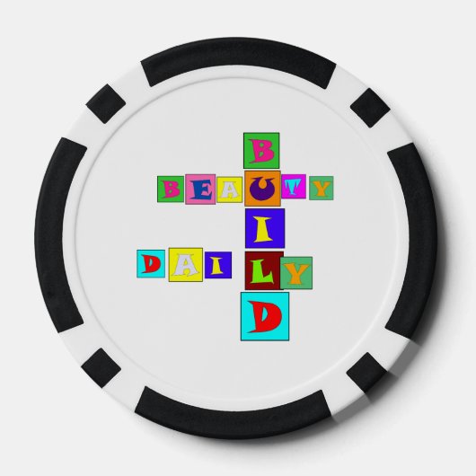 Build Beayty Daily Poker Chips (Achterkant)