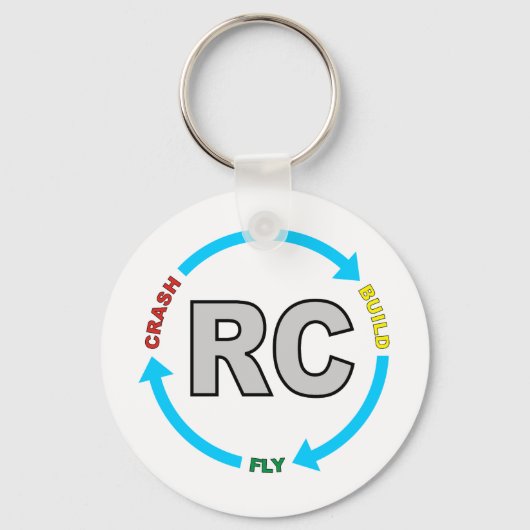 Build Crash Fly RC Sleutelhanger (Voorkant)