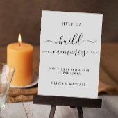 Build Memories Wedding Guest Book Sign Kaart