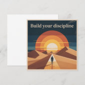 Build Your Discipline Kaart (Voorkant / Achterkant)