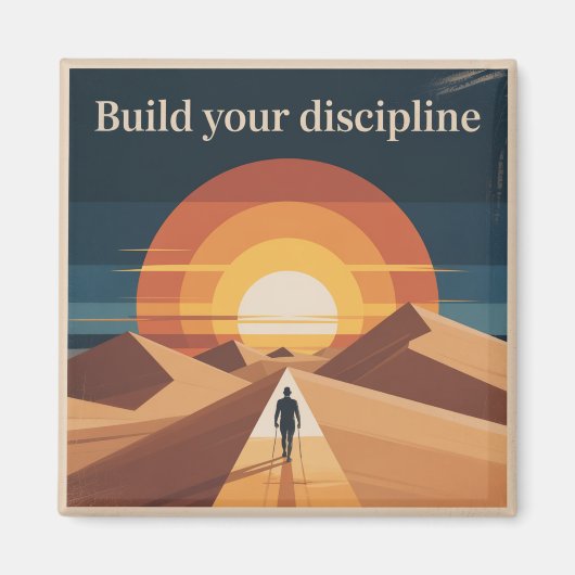 Build Your Discipline Magneet (Voorkant)