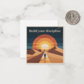 Build Your Discipline Notitiekaartje (Voorkant / Achterkant in situ)