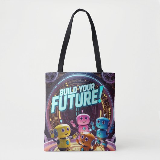 Build Your Future with Kids in Space Tote Bag (Voorkant)