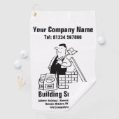 Builder Building Services Promotion Golfhanddoek (Insitu)