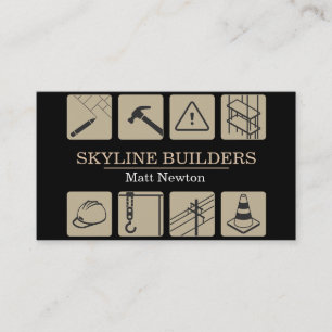 Builder Manager Construction General Contractor Visitekaartje
