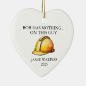 Builder Ornament Construction Worker Gift (Rechts)
