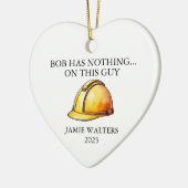 Builder Ornament Construction Worker Gift (Links)